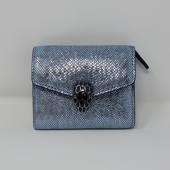 BULGARI Serpenti Forever Trifold Compact Wallet